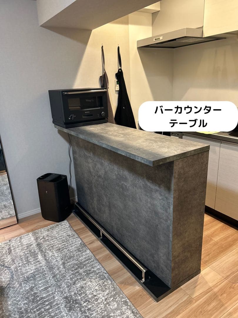 バーカウンターテーブル　幅150cm高さ95.5 バーカウンター テーブル 自宅 業務用 高さ95.5cm 幅150 コーナー