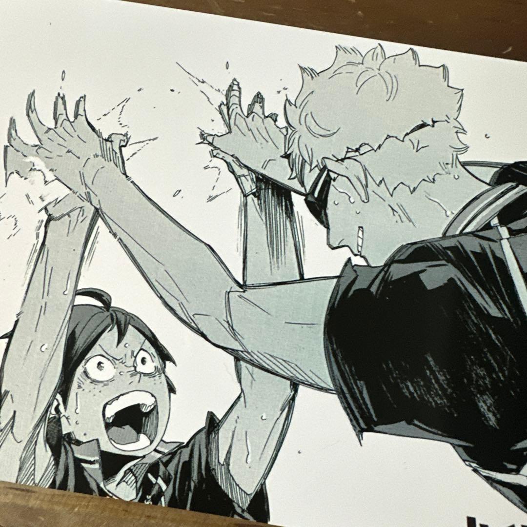 ハイキュー!! 原作ブロマイド 2L ジャンプショップ限定 月島蛍 山口忠