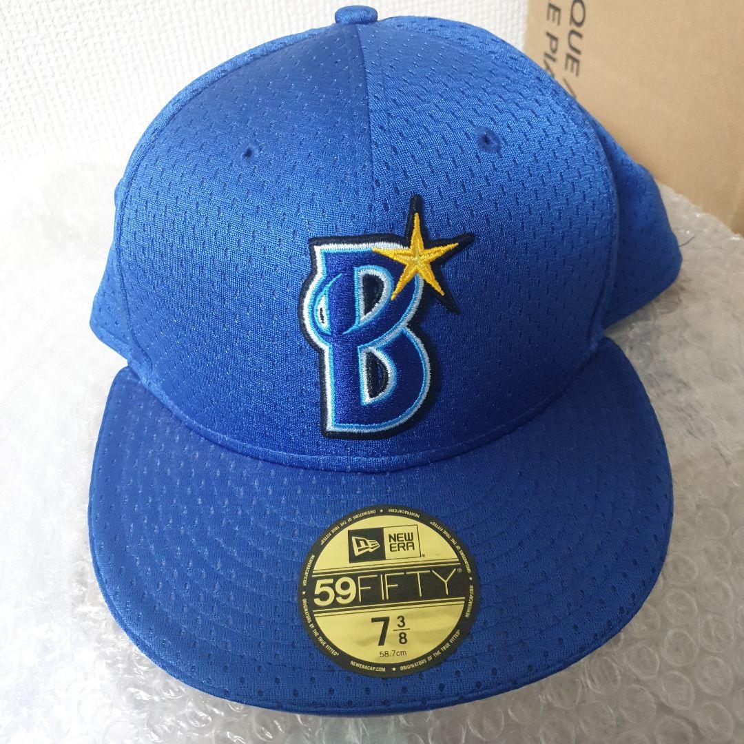 NEW ERA 59FIFTY 青 キャップ 7 3/8 - メルカリ