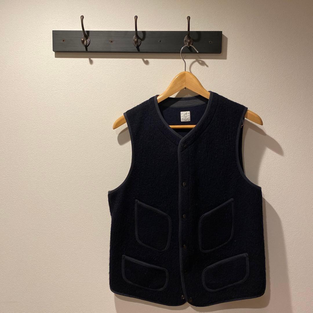 ANATOMICA ブラウンズビーチベスト 42ネイビー - メルカリ