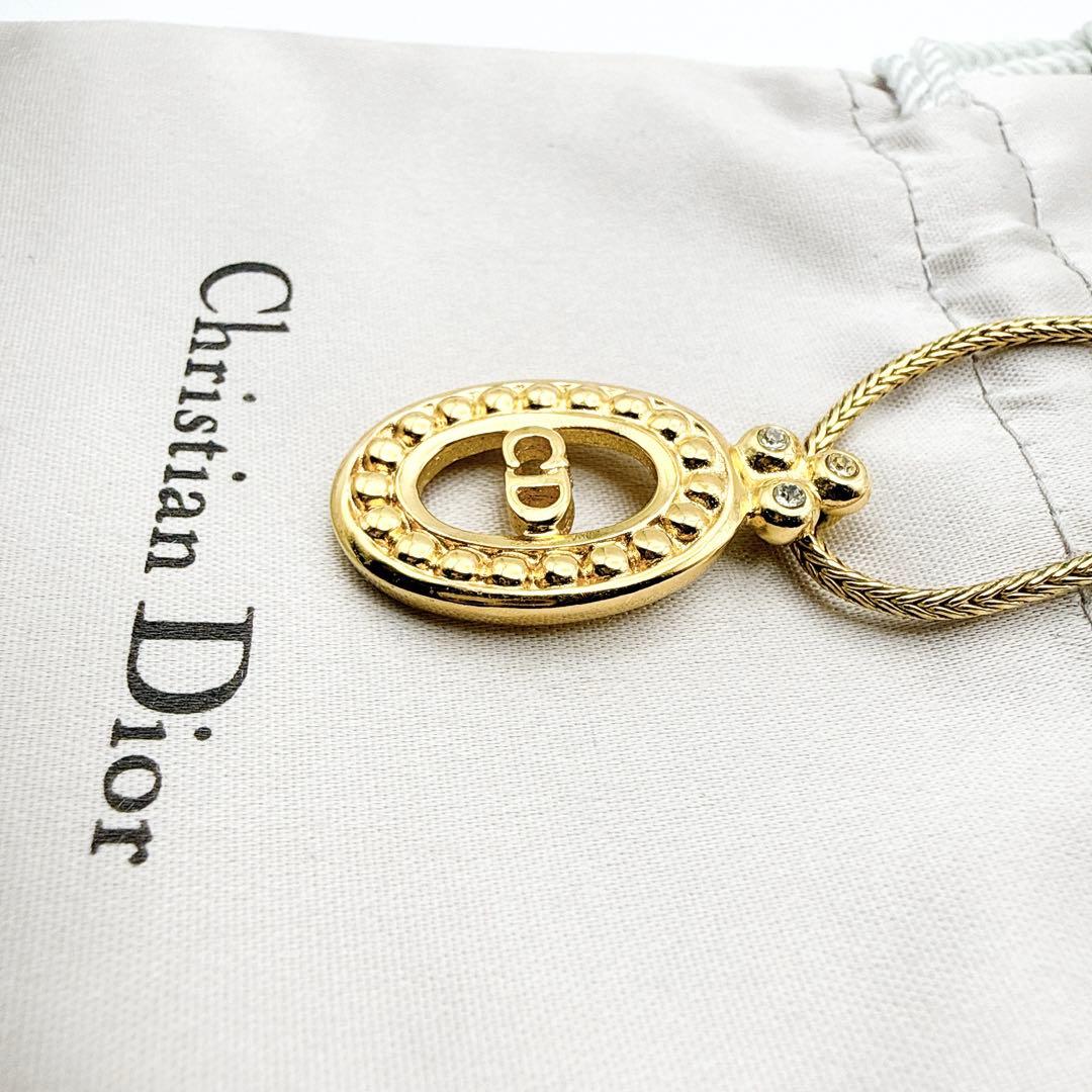 3051-10 極美品✨ Dior ネックレス CD ロゴ 希少 刻印 - メルカリ