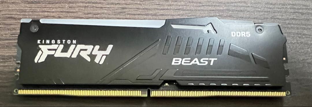 メモリー Kingston FURY BEAST 16GB DDR5 5200MT/s Kingston FURY Beast 16GB 5200MHz DDR5 CL40 Desktop Memory Single