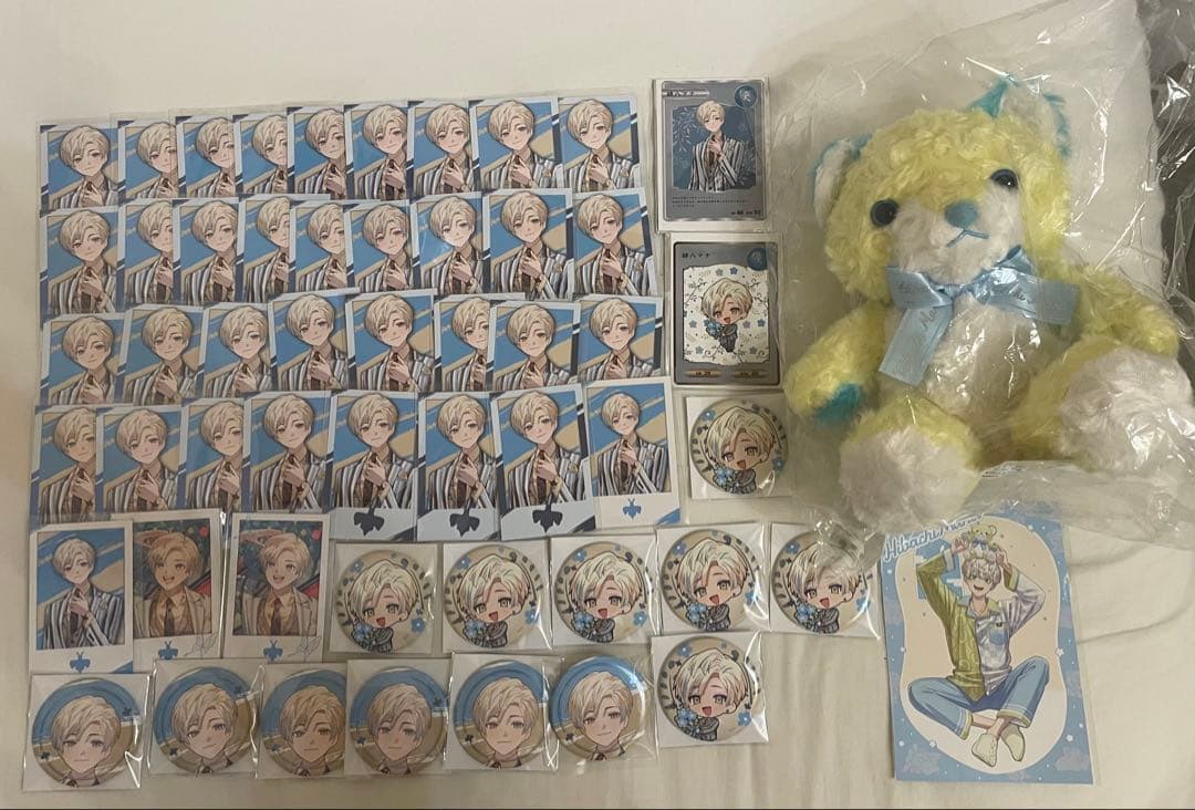オリエンス2周年チェキ風カード 缶バッジ 緋八マナ NIJIベア ポストカード にじさんじ Oriens 2nd Anniversary ランダムチェキ風カード 緋八マナ
