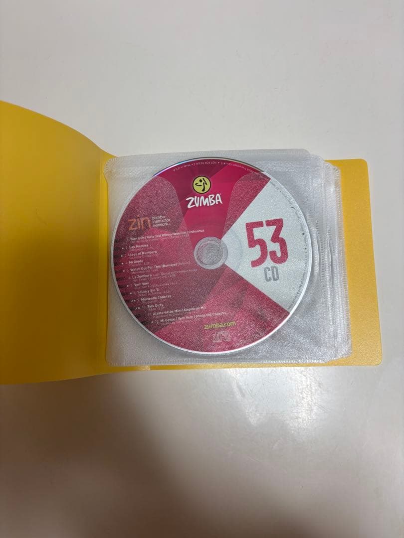 ズンバ ZUMBA ZIN40〜61 バックナンバCD＋DVD（60番欠番）