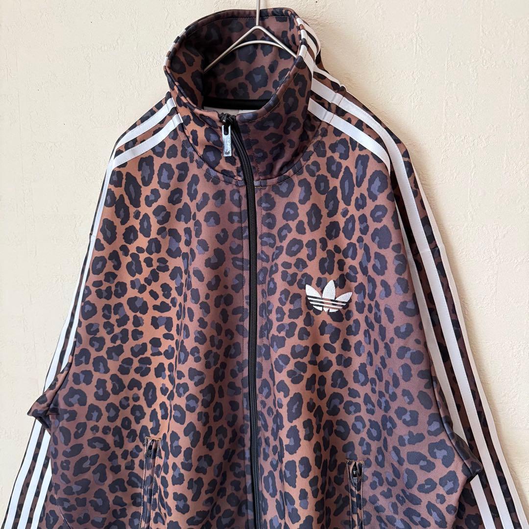 ✨タグ✨アディダス ABC-MART限定 レオパード 豹柄 トラックジャケット