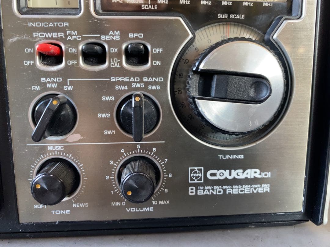 National Panasonic COUGAR RF-101 BCLラジオ - メルカリ