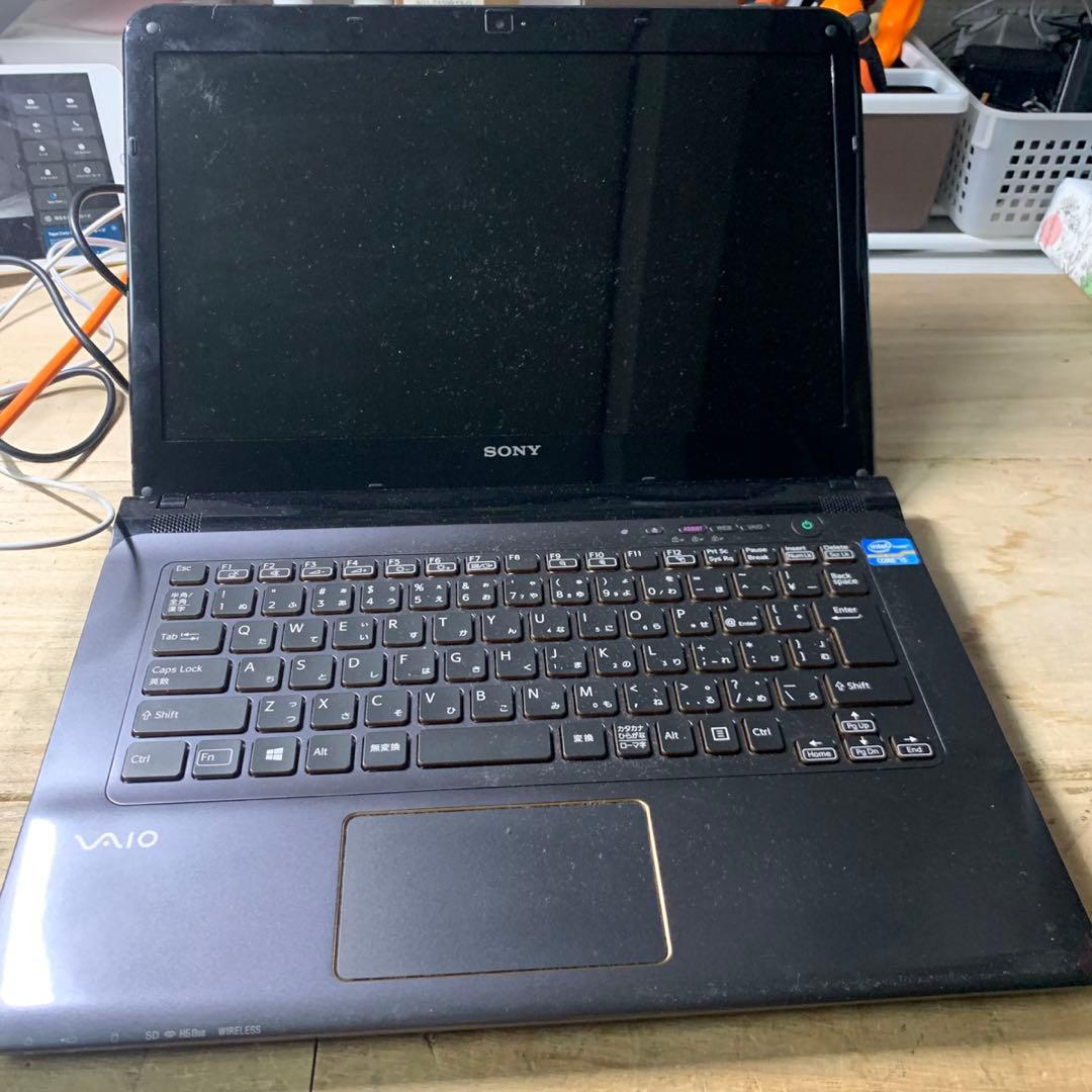 Sony VAIO SVE14AJ16N ノートパソコン ジャンク 動作未確認 - メルカリ