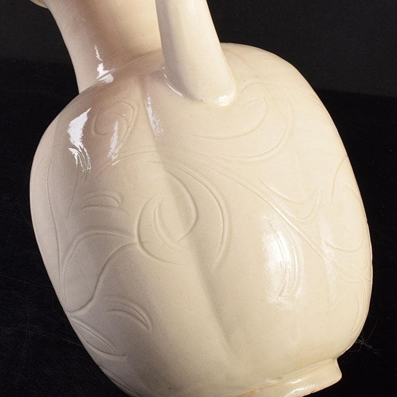 中国 徳化窯白磁 刻花文 水注瓶 C 6903 - メルカリ