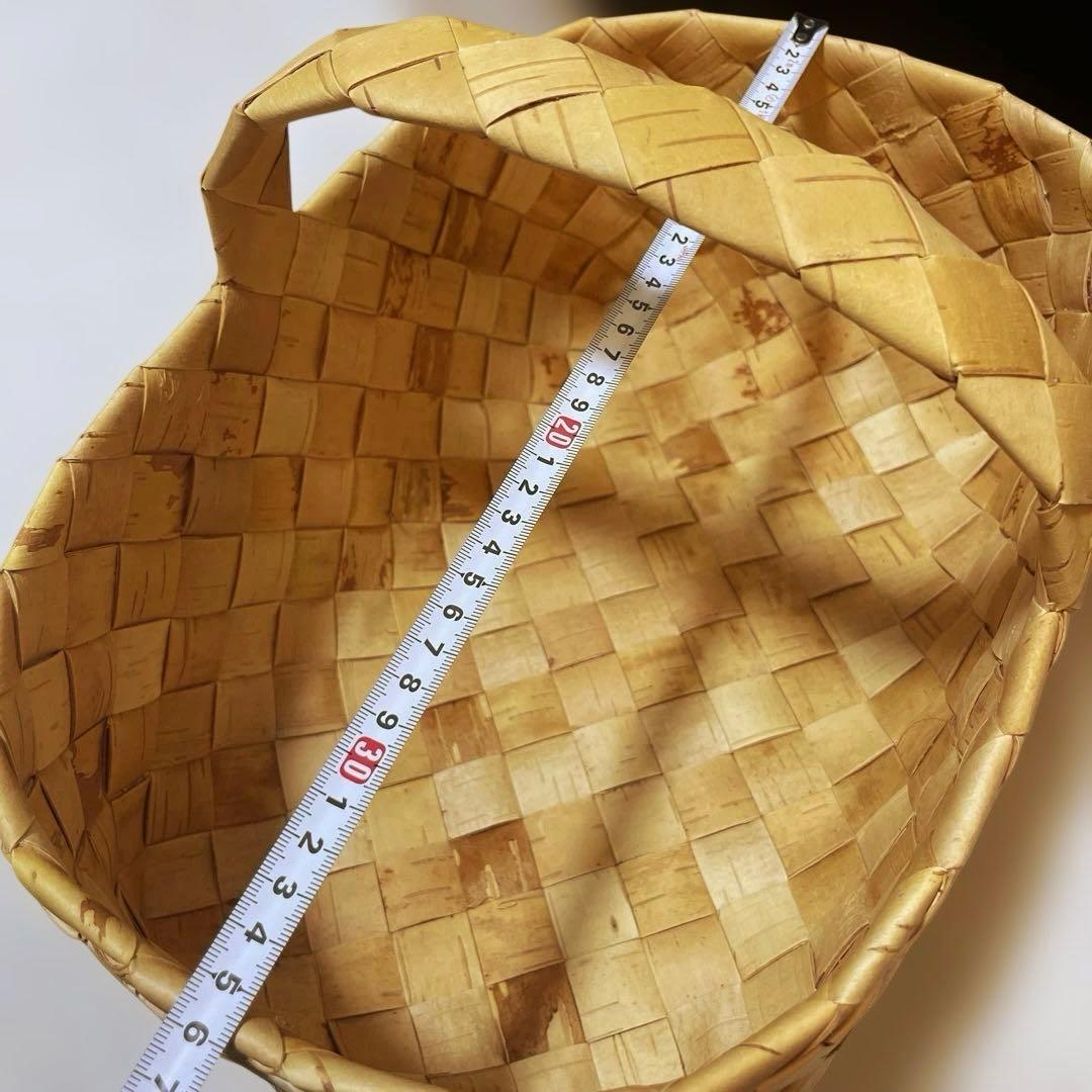 希少な白樺かご！1点のみ ロシアSvetlana作 白樺のかご - メルカリ
