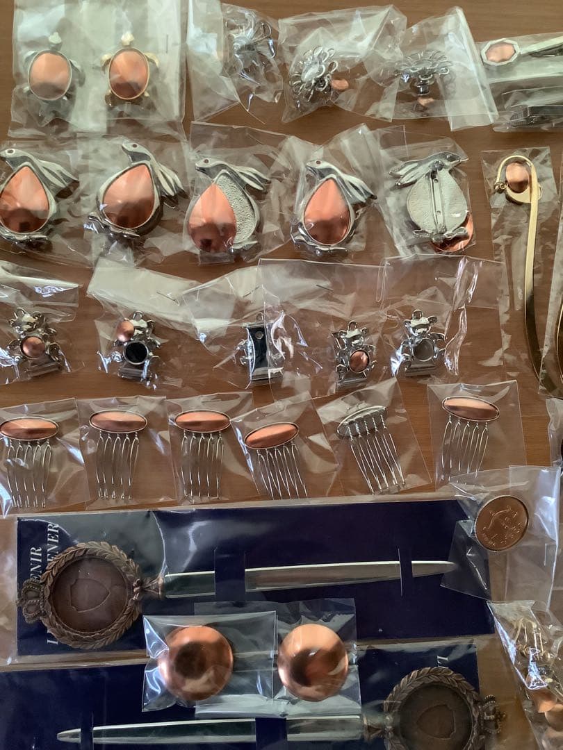 S IZUKA様専用】七宝 素材 銅板 アクセサリーキット - メルカリ