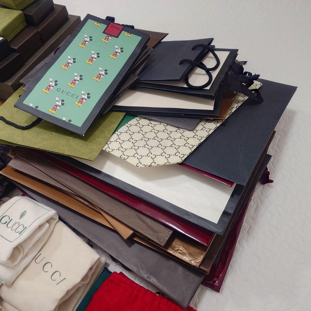GUCCI グッチ 保存袋 ガーメント 空箱 ショッパー まとめ - メルカリ