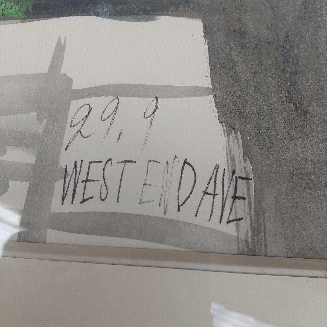 香月泰男 着色素描 ウエスト・エンド・アベニュー 福岡フォルム画廊