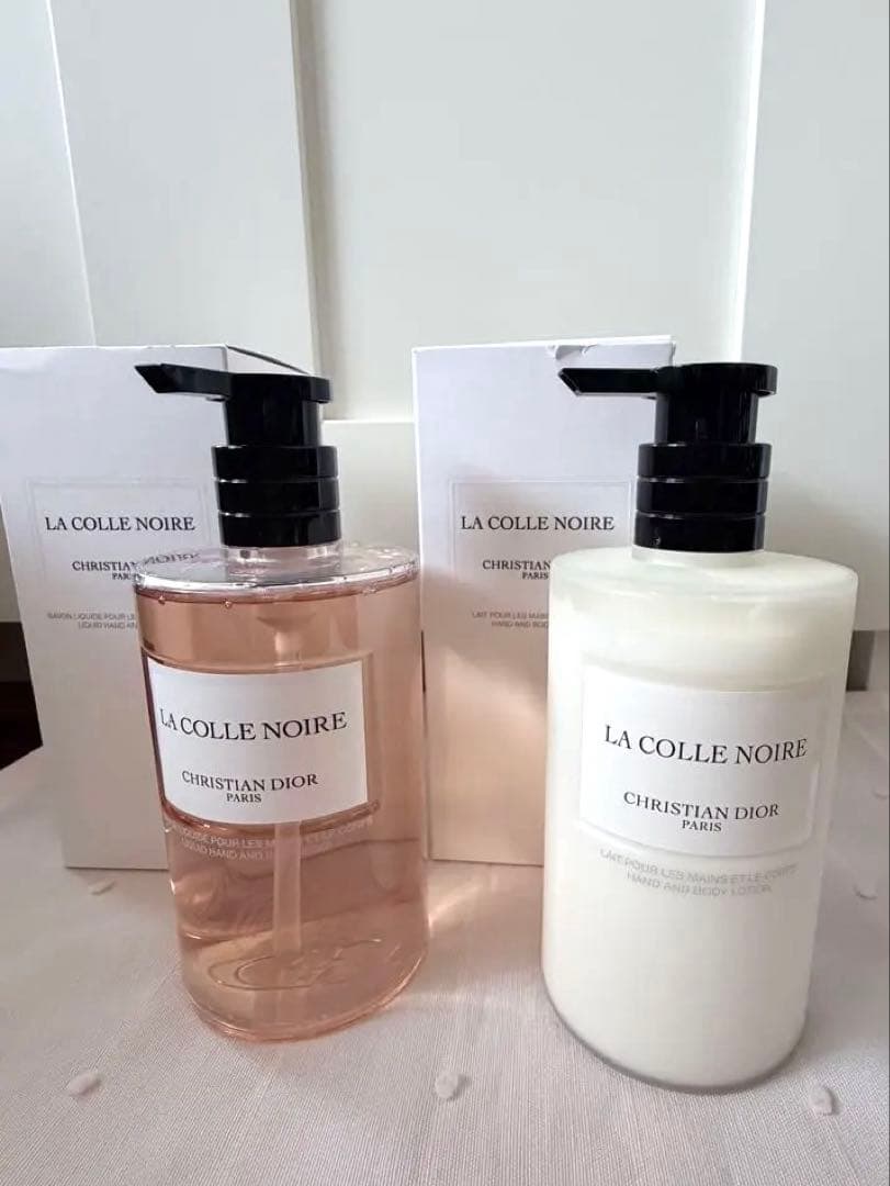 新品　メゾンクリスチャンディオール ラ コル ノワール ソープ&ローション 試してみた】Dior メゾン クリスチャン ディオール ラ コル ノワール