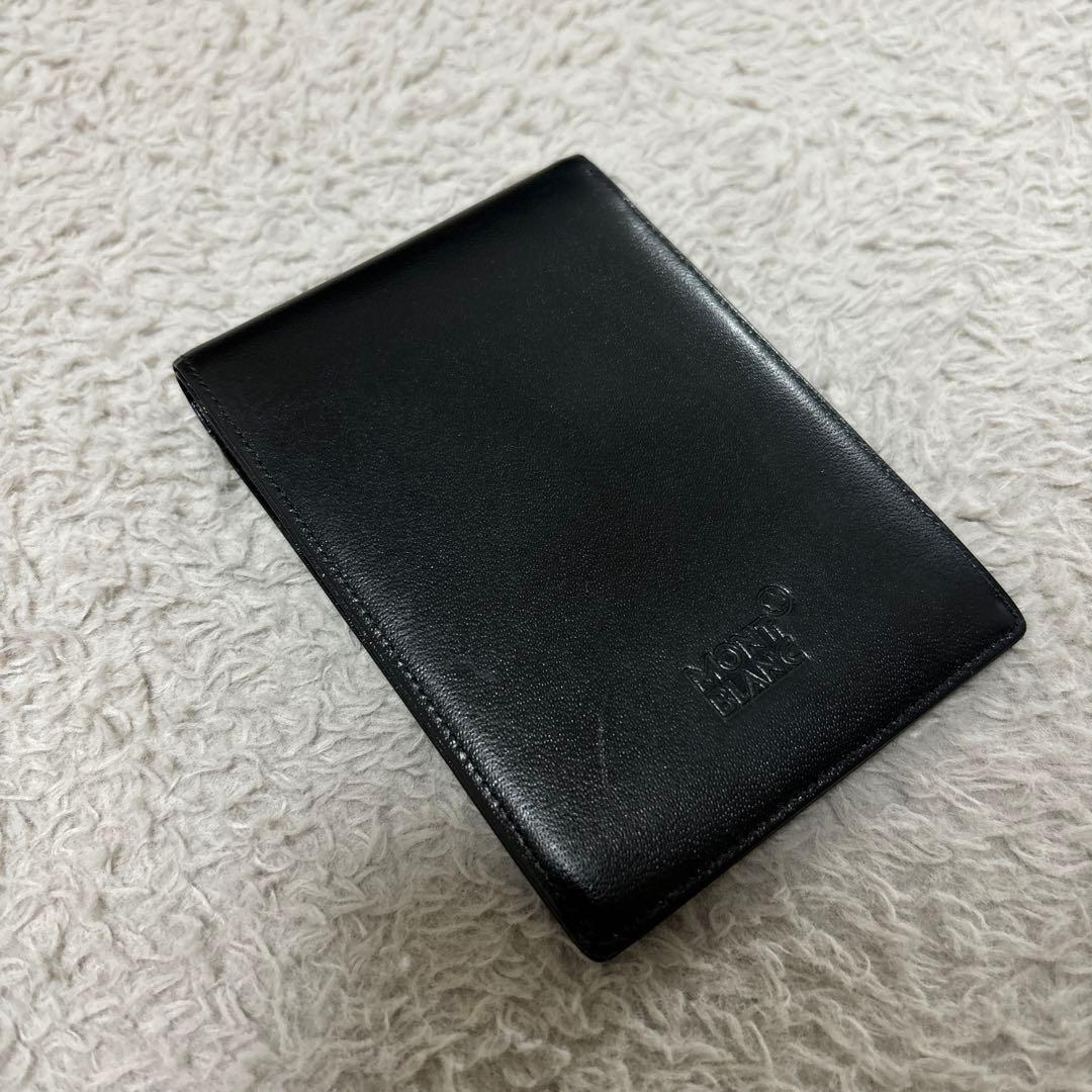 モンブラン ノートパッド メモ帳カバー メモパッド 黒 レザー - メルカリ