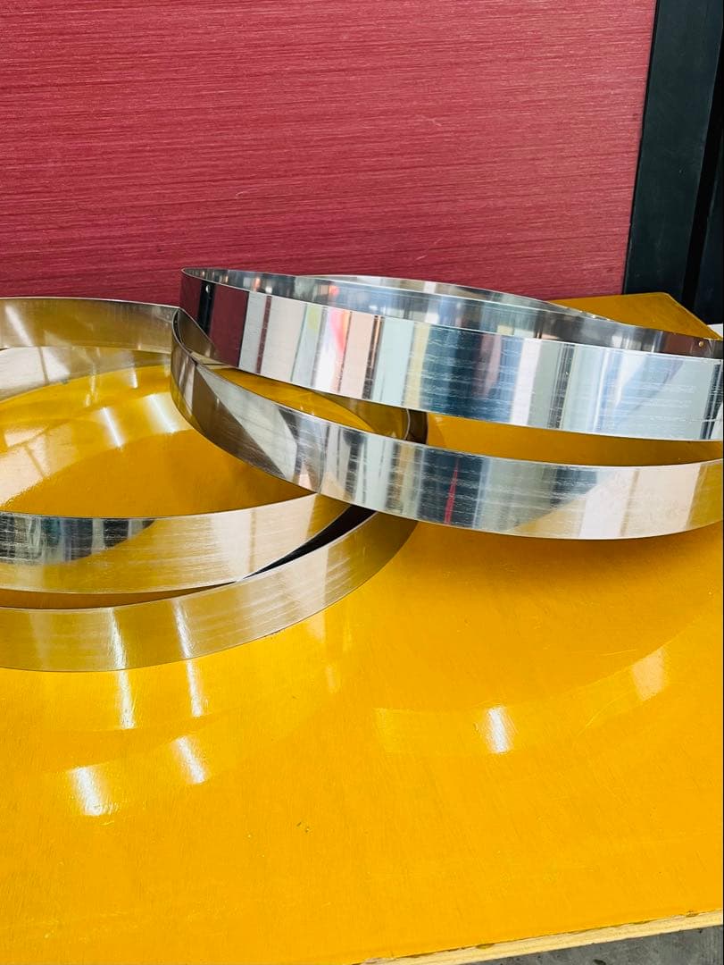 デコトラ★16インチ★1.5ミリ厚★ステンレス製★ホイールマーカーリング★2枚組 Yahoo!オークション - デコトラ ホイールマーカー 16インチ用 2枚セッ