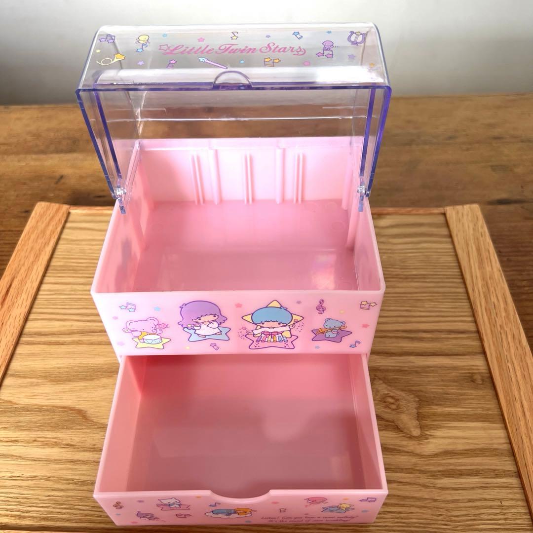 リトルツインスターズ キキララ フタつきコスメケース ドーム型小物