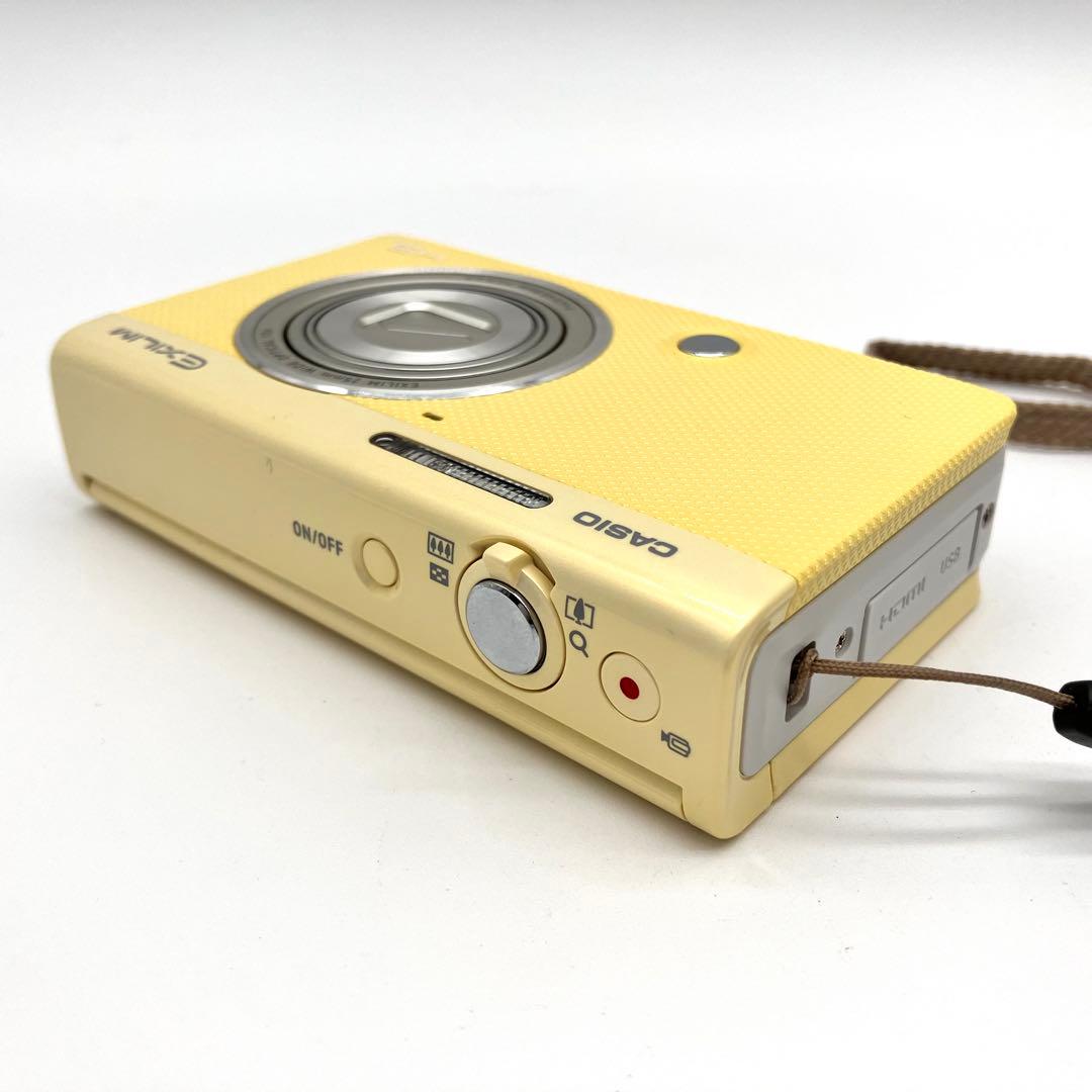 美品♪ CASIO EXILIM EX-ZR70 イエロー - メルカリ