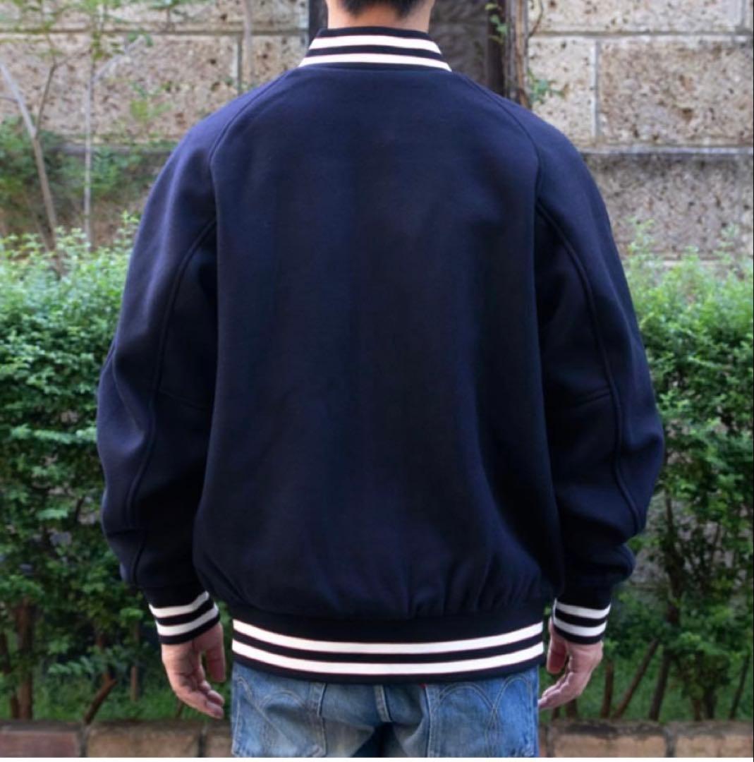 木梨サイクル メルトンスタジャン ネイビー Mサイズ - メルカリ