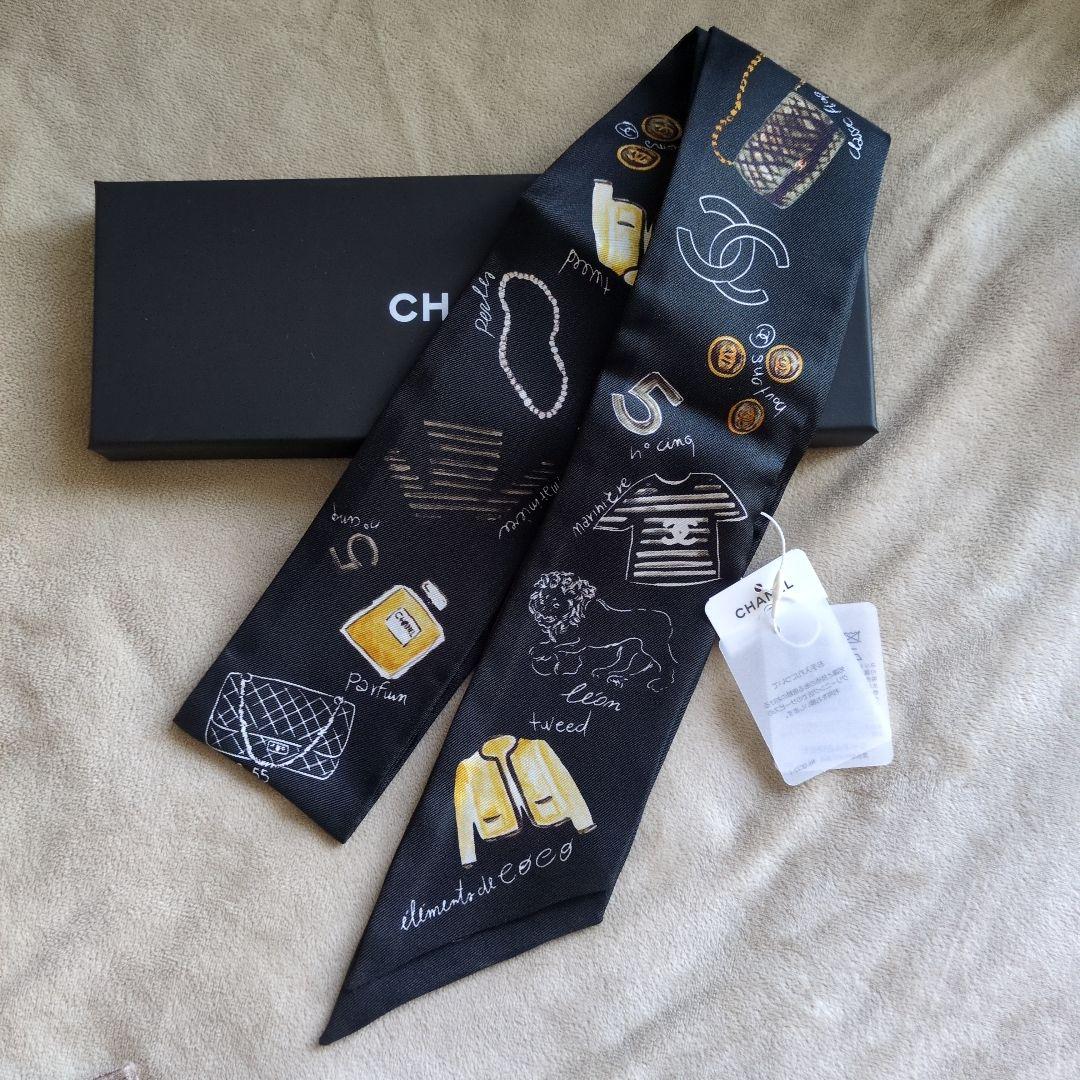 CHANEL シャネル リボン スカーフ - メルカリ