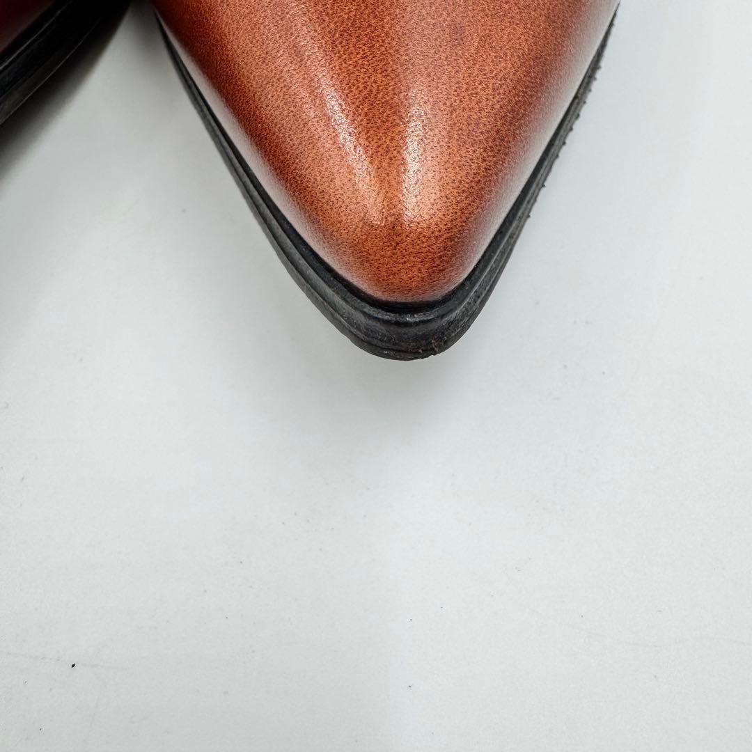 LOUIS VUITTON サイドゴアブーツ　モノグラム　ブラウン　22.5cm