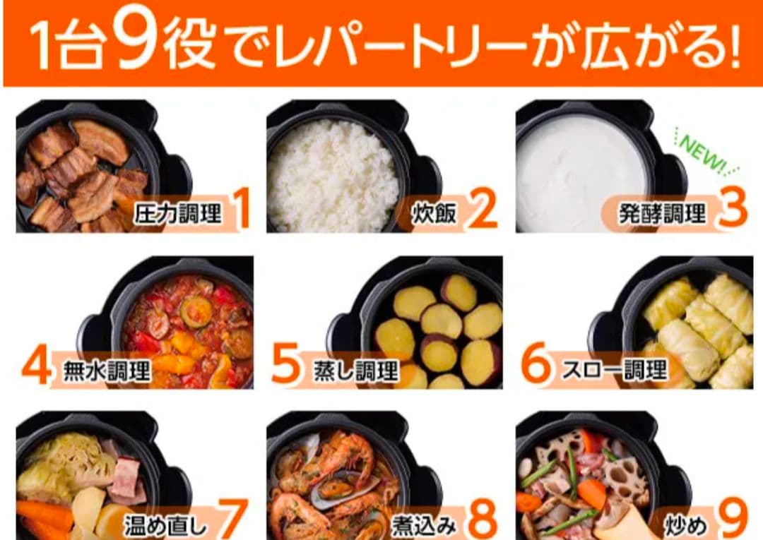 CookingPro V2 電気圧力鍋 3.2L