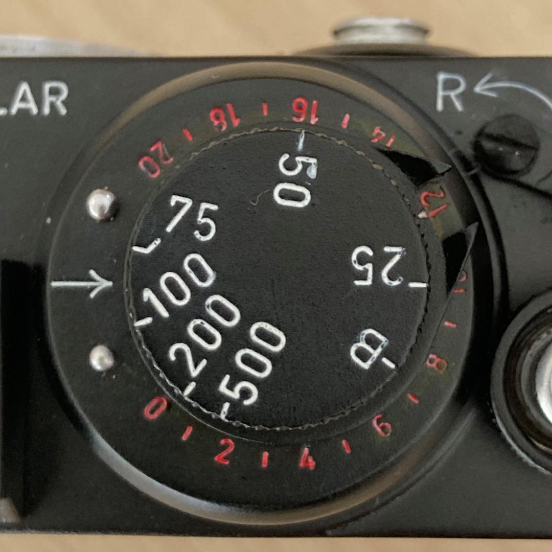 s*r様 バルナックライカ1f ブラックボディ Leica 1f レッドダイヤル