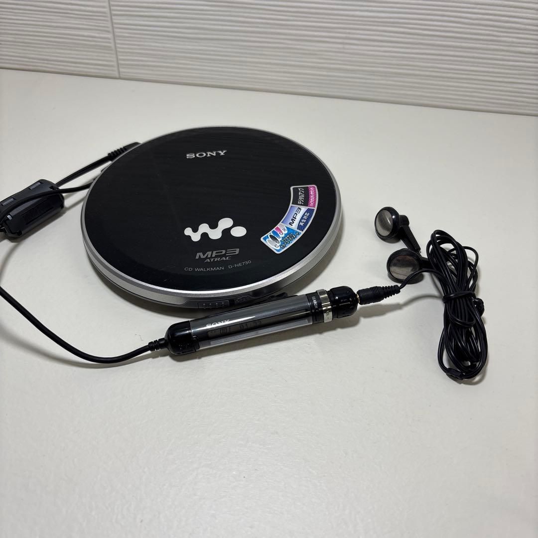 【動作確認済】SONY ポータブルCDプレーヤー Walkman D-NE730 ポータブル CD プレイヤー SONY D-NE730-P ピンク CDウォークマン