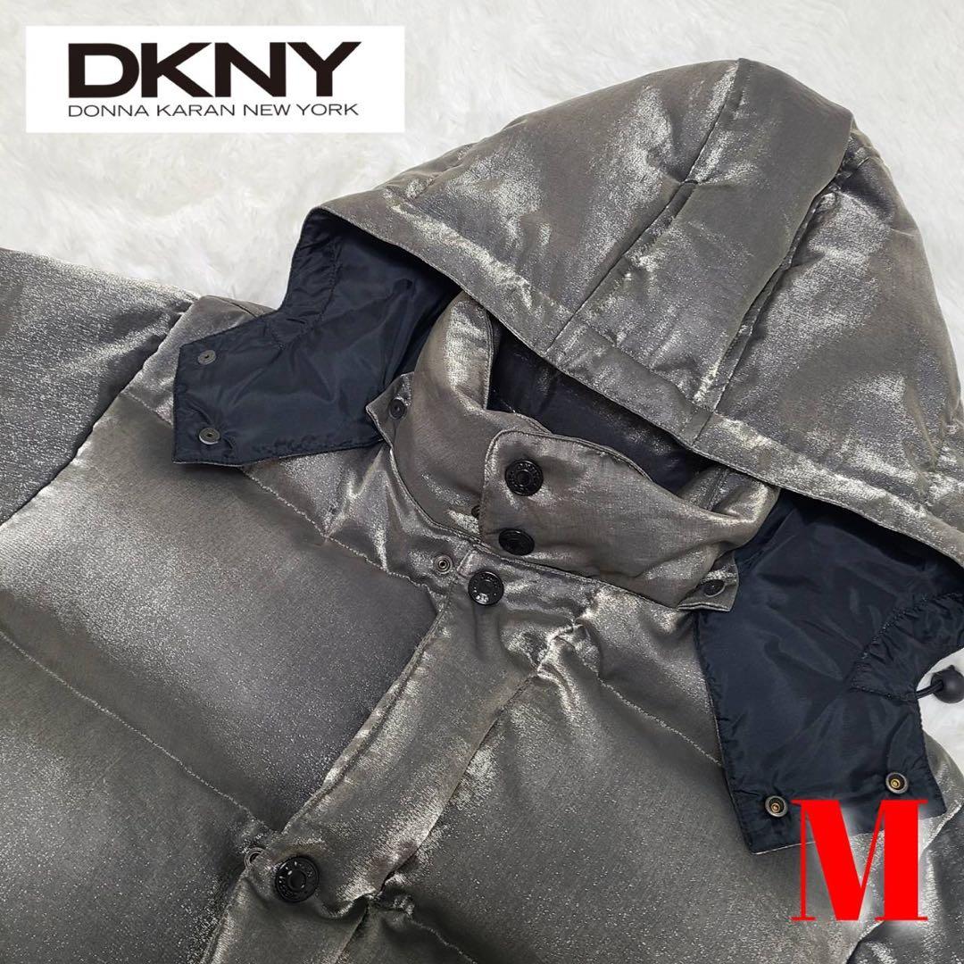 ダナキャランDKNY メタリック シルバー ダウンジャケット ヴィンテージ90s USED】90'S-00'S DKNY ACTIVE TECH DOWN JACKET SI