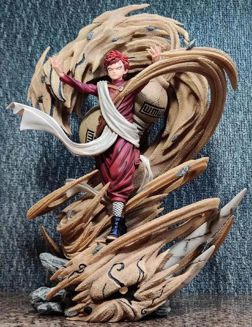 ナルト 疾風伝 我愛羅 があら ガレージキット フィギュア 塗装済み完成