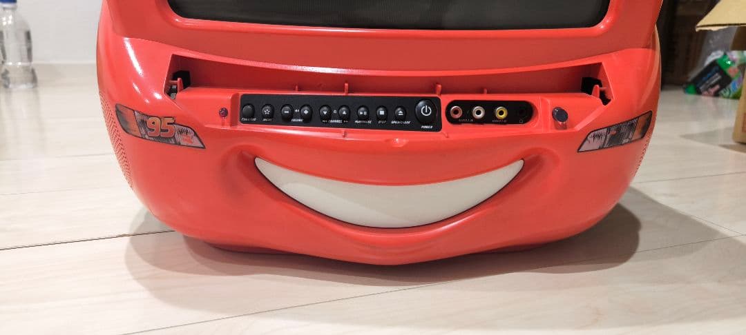 カーズ ブラウン管型テレビ DVDプレイヤー付き 動作未確認 インテリア