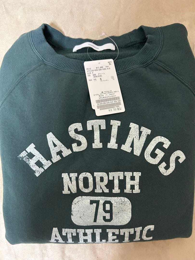 【出品12/22まで】FRAMeWORK ラグランポンチョプリントスエット ラグランポンチョプリントスエット（スウェット）｜FRAMeWORK