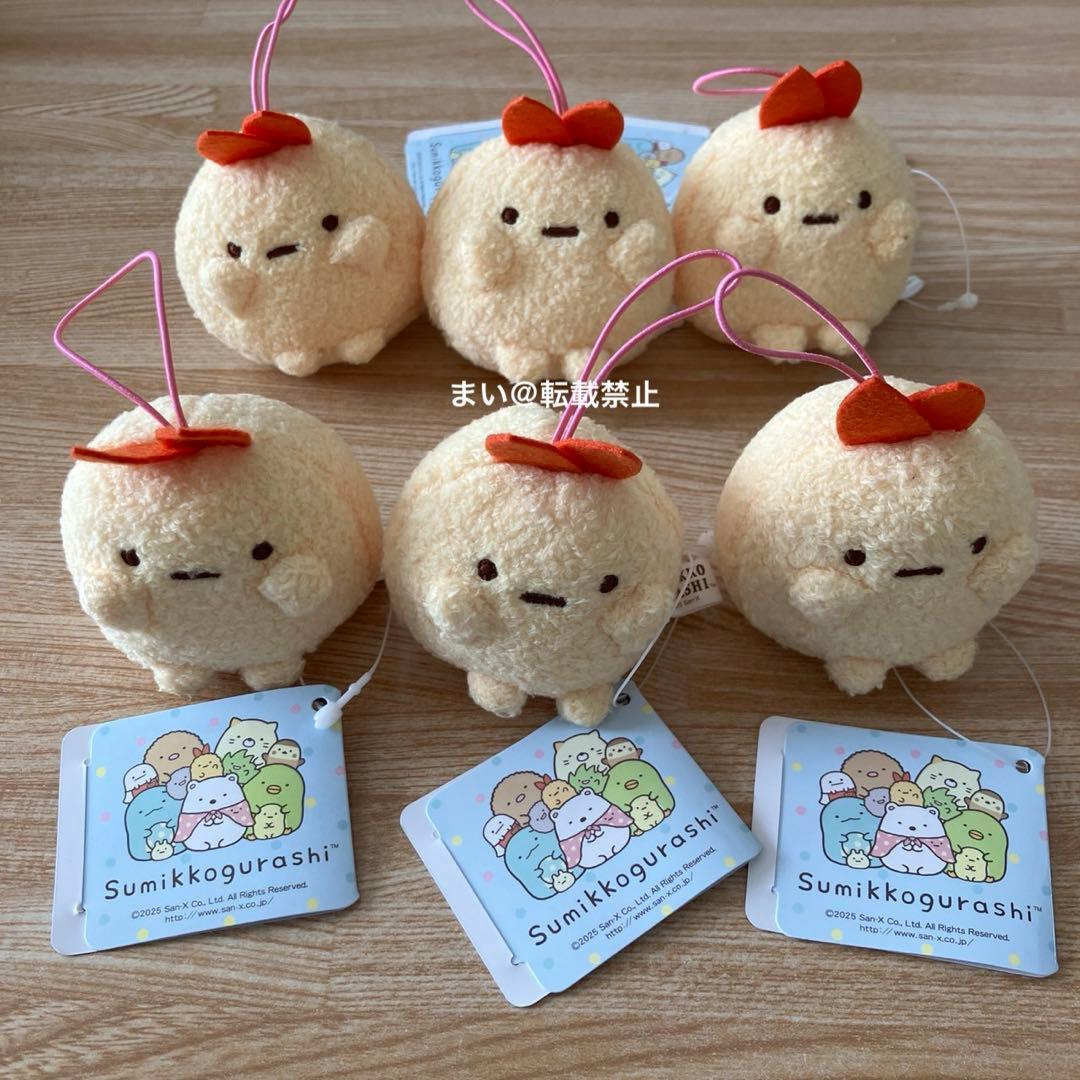 すみっコぐらし ばんざいゴムひも付きマスコット Part2 ナムコ 12点