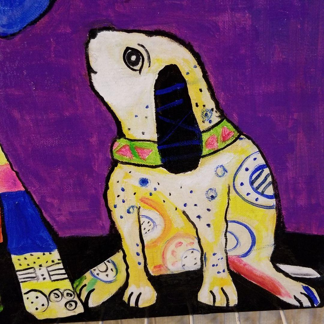 油絵 FUUTA様専用確認 ベストフレンド馬*犬 - メルカリ