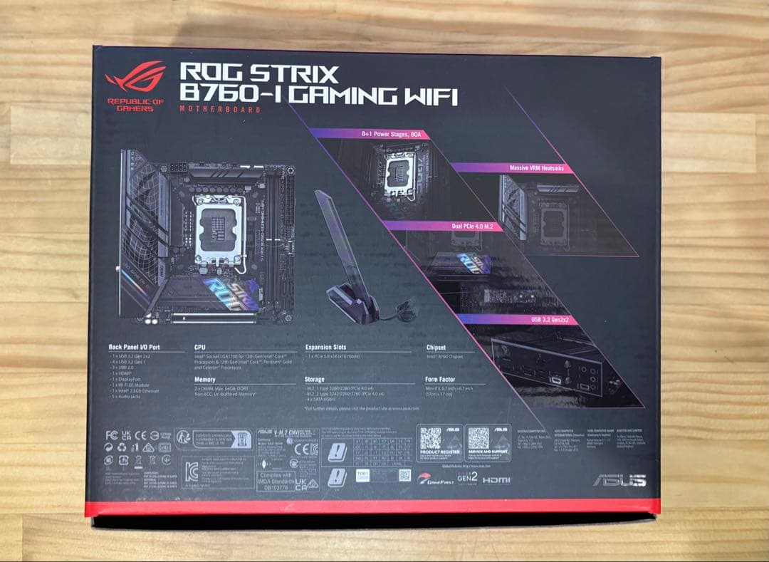 お正月特割 mini-ITX ROGSTRIX B760-I WIFI - メルカリ