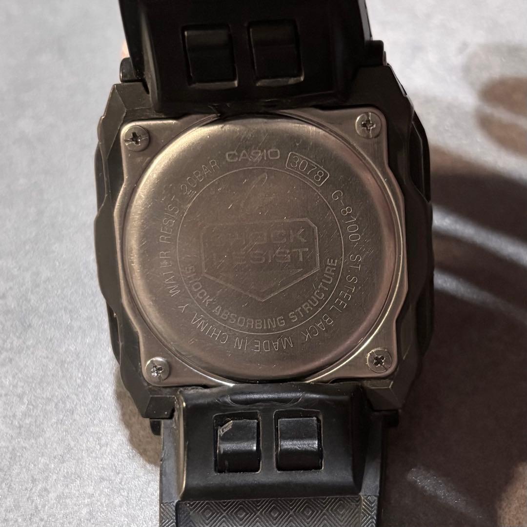 G-SHOCK G-8100 サイバーデザイン スクエア ブラック 廃盤レア - メルカリ