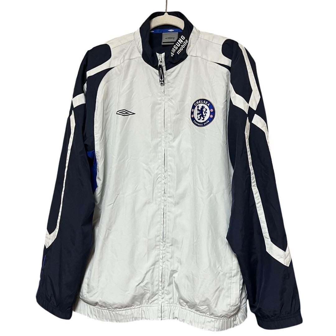 UMBRO アンブロ × チェルシー ジャケット 刺繍ワッペンロゴ デサント社
