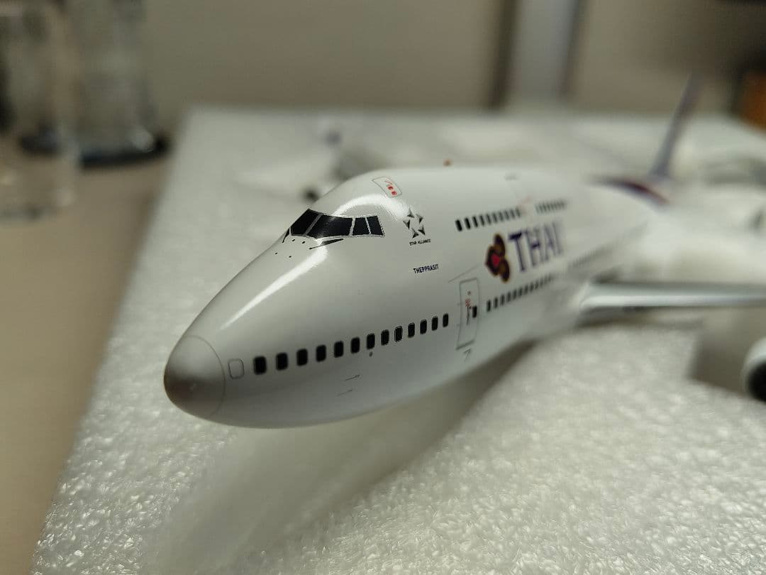 1/200 Gemini 200 タイ航空 ボーイング747-400 - メルカリ