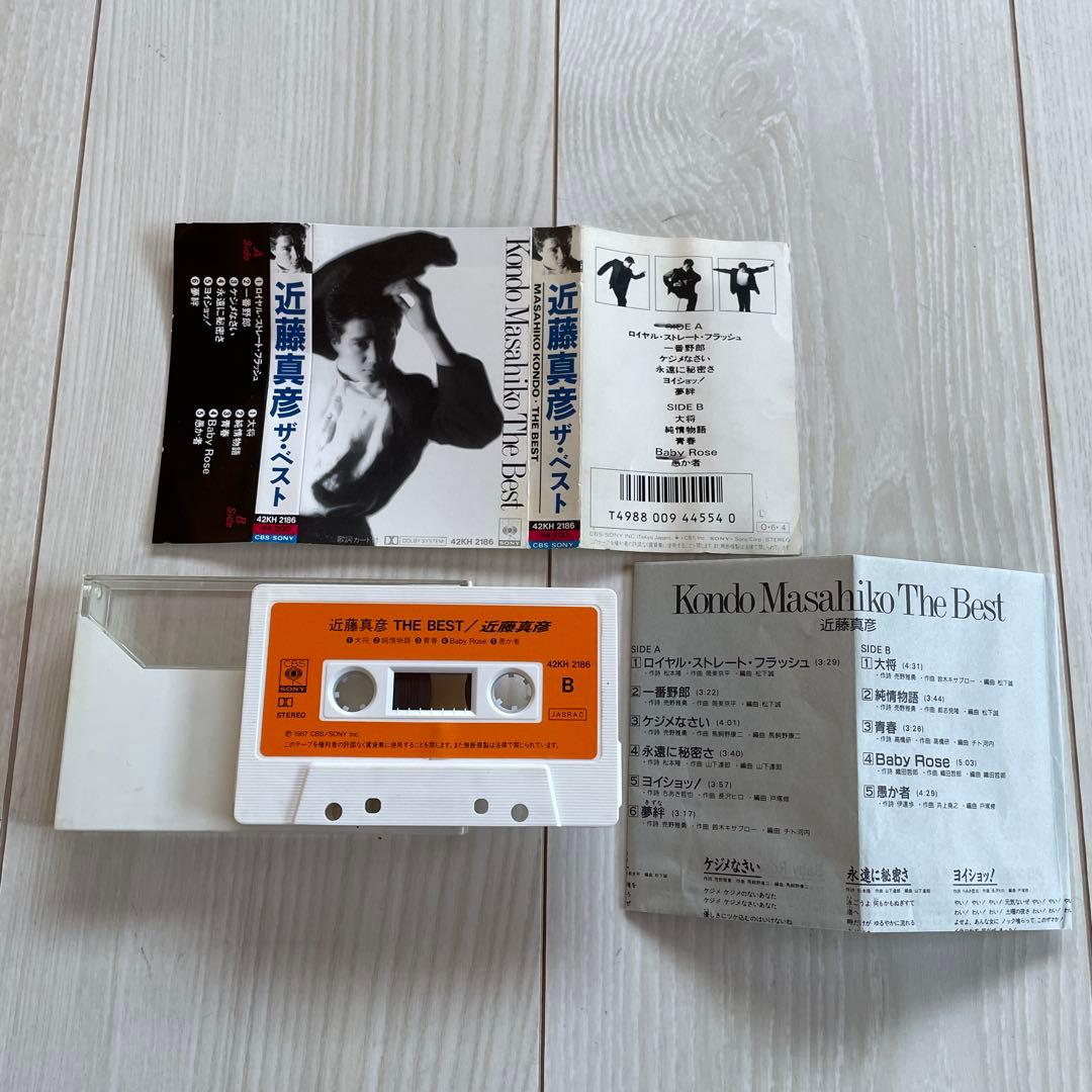近藤真彦 THE BEST カセットテープ - メルカリ