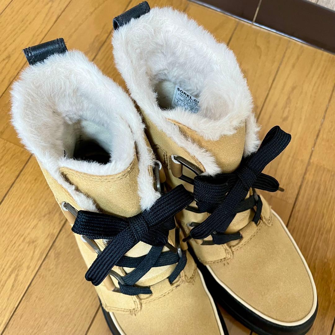 美品】SOREL スノーブーツ 25cm レディース ベージュ 防水 - メルカリ