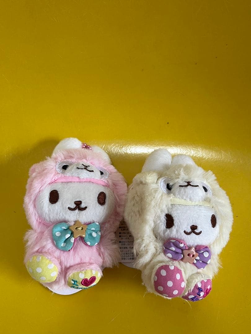 平成レトロ タグ付き未使用 うさずきんマスコット 2点まとめ売り