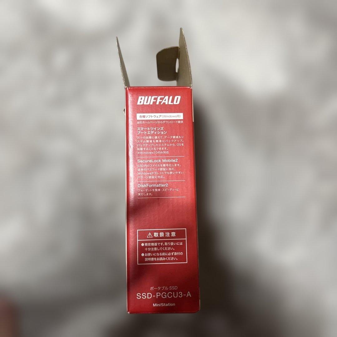外付けハードディスク・ドライブ BUFFALO Type-C SSD 1.9TB SSD-PG1TU3-BA