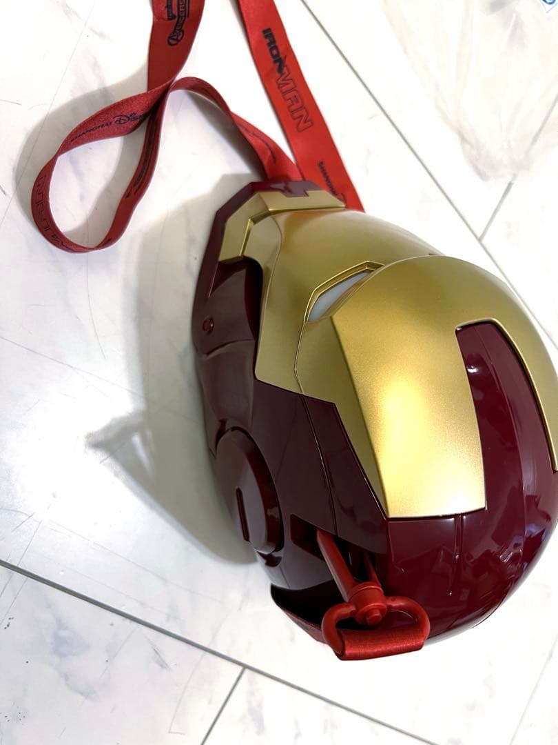 新品 上海 ディズニー アイアンマン 音 ライト付 ポップコーン