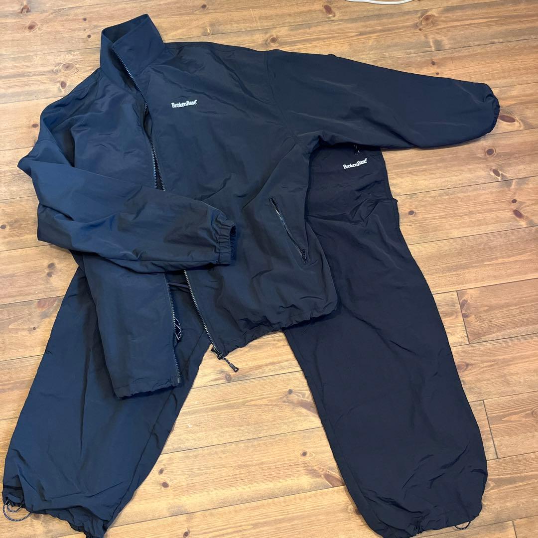 brokenbase ブロウクンベース ナイロンセットアップ L - メルカリ