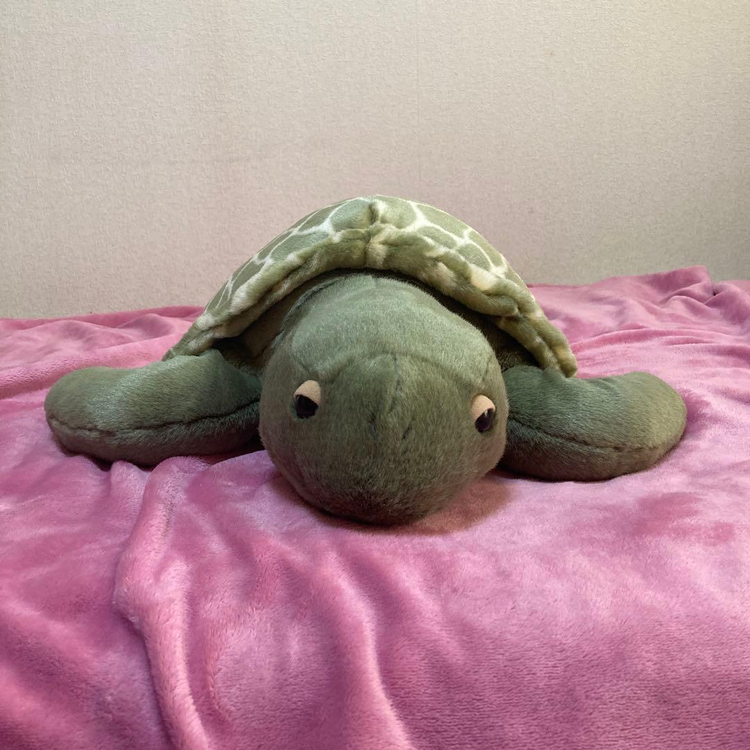 昭和レトロ 吉徳 ウミガメ 約55cm ぬいぐるみ 中古品 - メルカリ