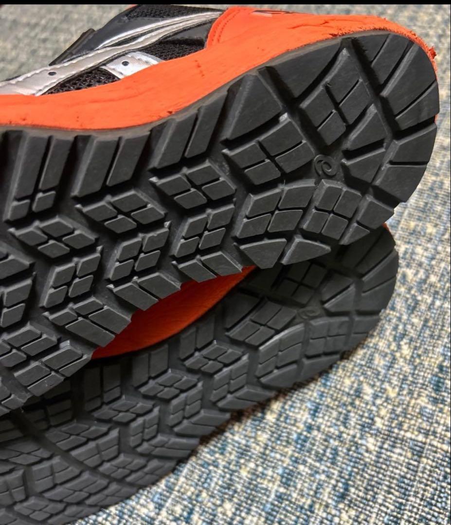 ASICS 安全靴 JSAA A種 26.0cm ワイド 黒/オレンジ