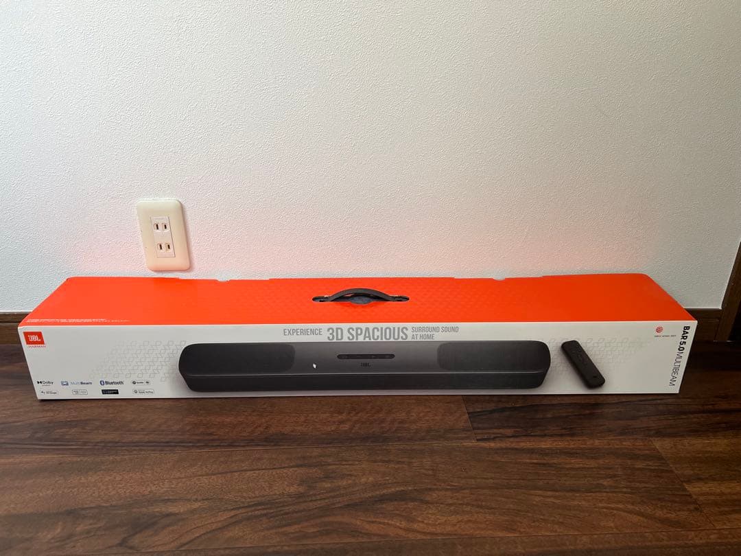 未使用/新品 JBL サウンドバー Bar 5.0 MultiBeam サウンドバー「BAR5.0 MultiBeam」 ブラック JBLBAR50MBBLKJN