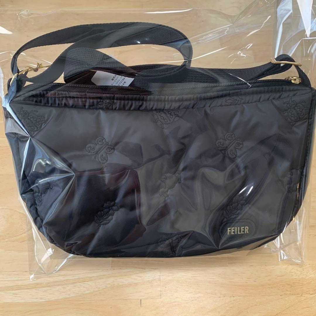 新品未使用 タグ付き FEILER フェイラー ハイジ ハーフムーンバッグ