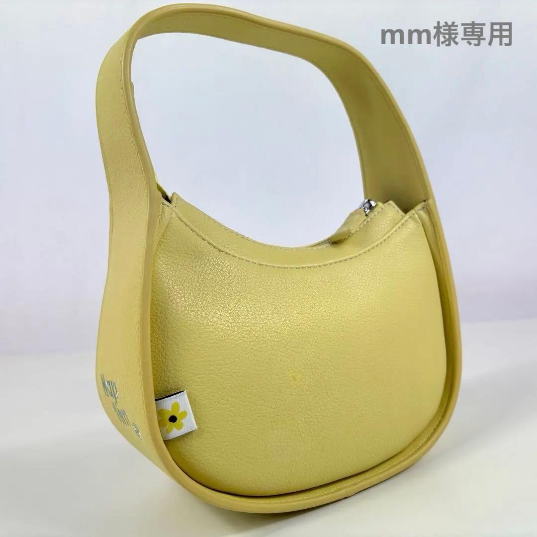 Nissy Naptime ナップタイム ハーフムーンイエロー ハンドバッグ