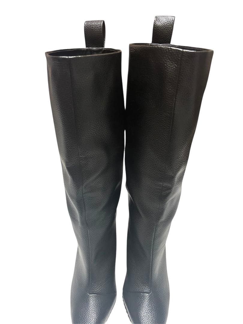 イエロ　YELLO ノワール　ロングブーツ　黒　22.5cm