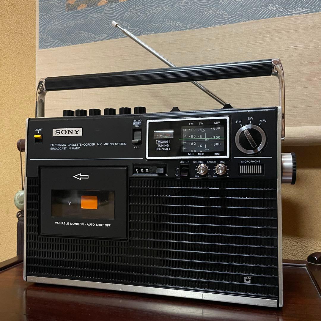 SONY／ソニー／ラジカセ／CF-1780／メンテナンス済み／メンテセット付 懐かしのBCLラジカセ!SONYスタジオ「CF-1780」｜2022年03月26日｜静岡